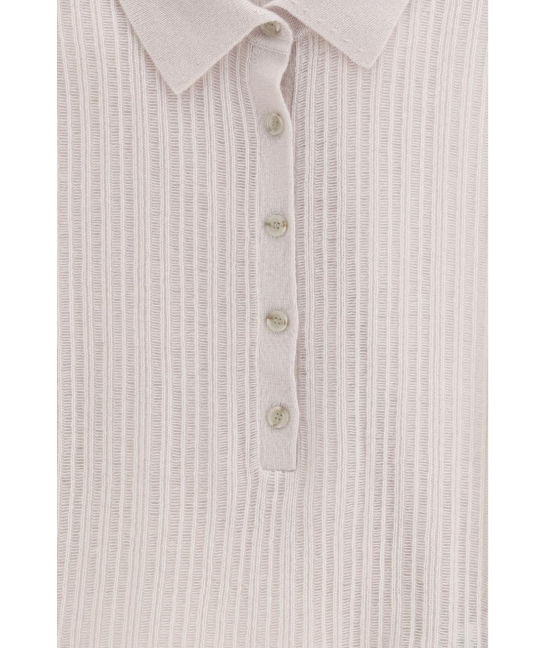 ALLUDE Белый кашемировый джемпер / свитер, фото 3