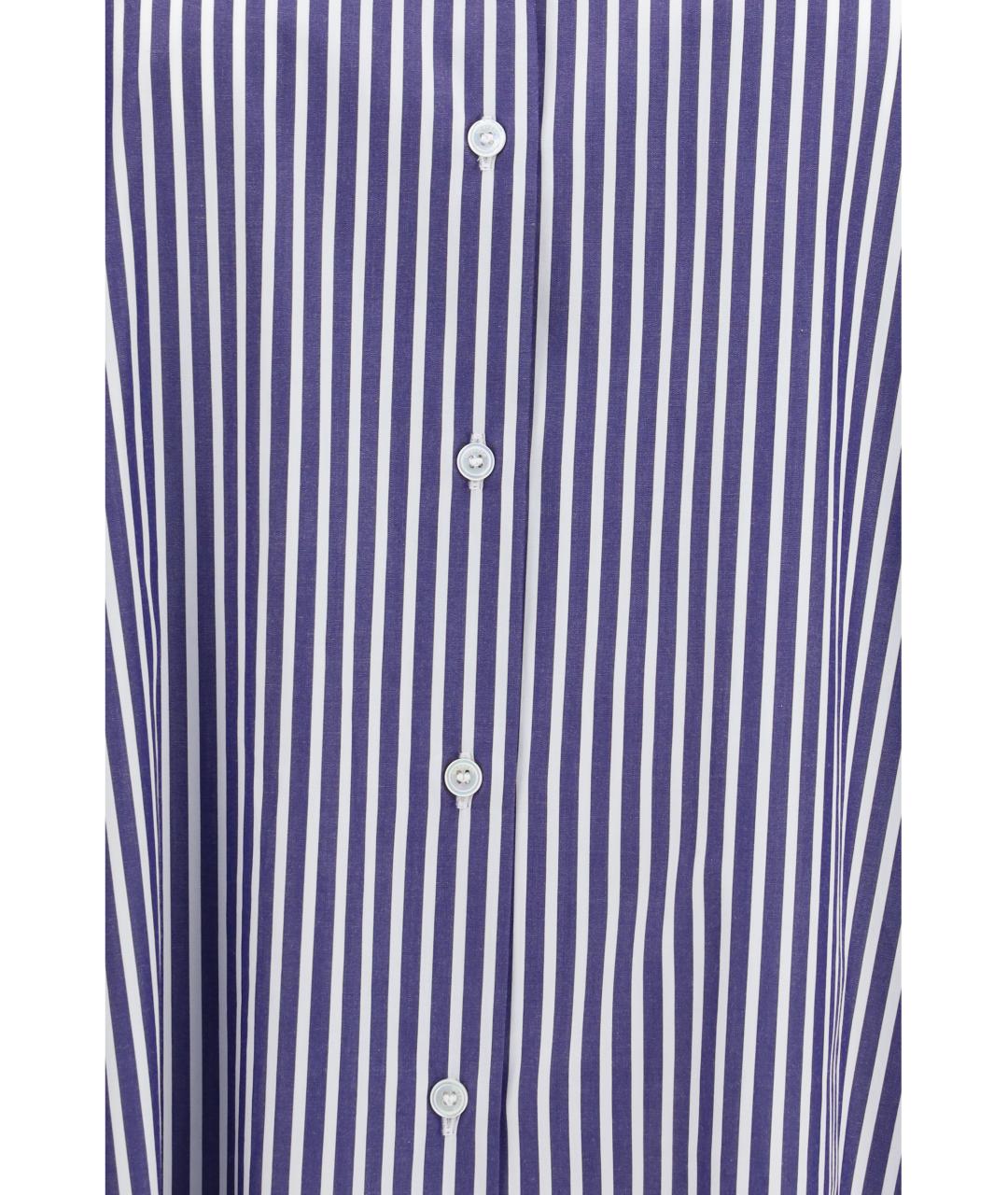 WEEKEND MAX MARA Синяя хлопковая рубашка, фото 3