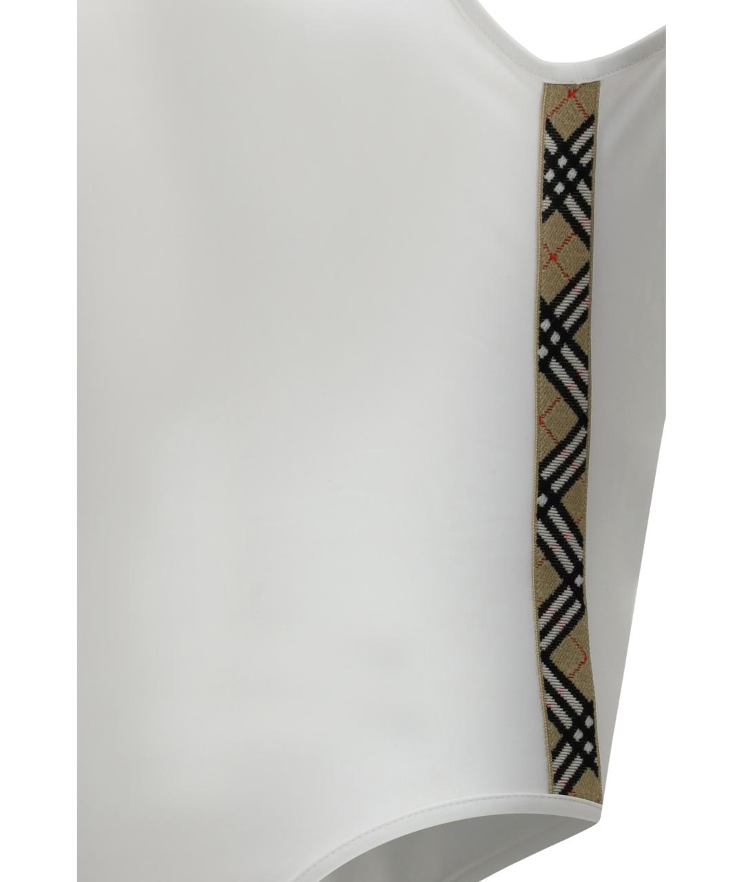 BURBERRY Белый полиамидовый купальник, фото 3