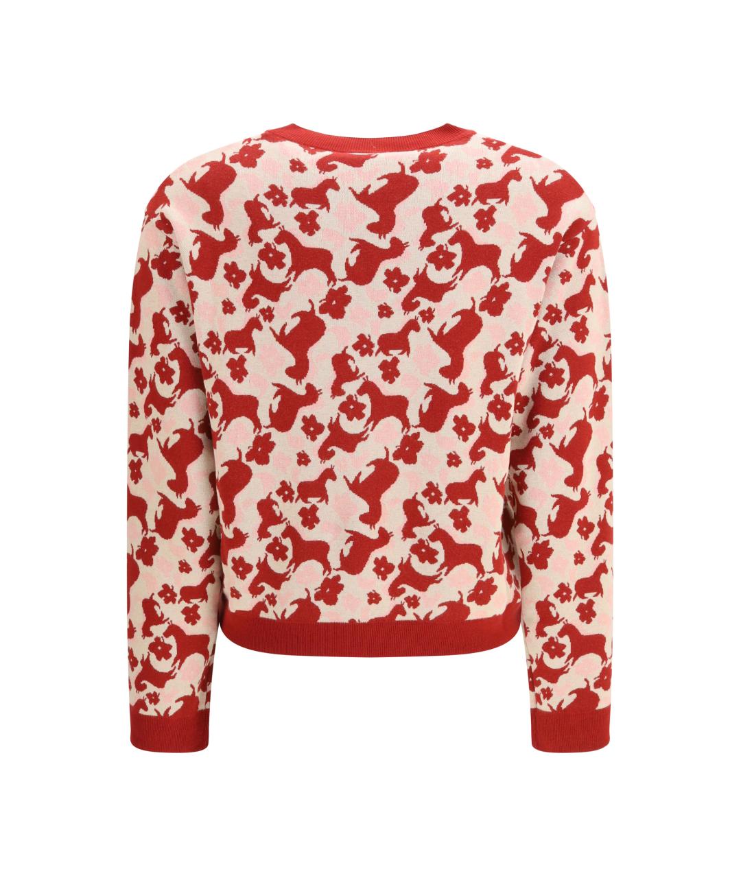 WEEKEND MAX MARA Красный вискозный джемпер / свитер, фото 2