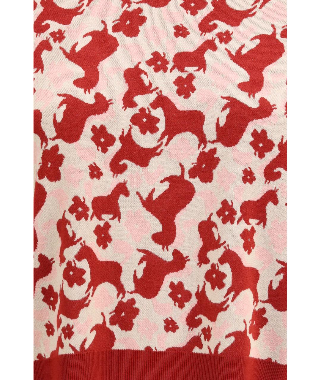 WEEKEND MAX MARA Красный вискозный джемпер / свитер, фото 3