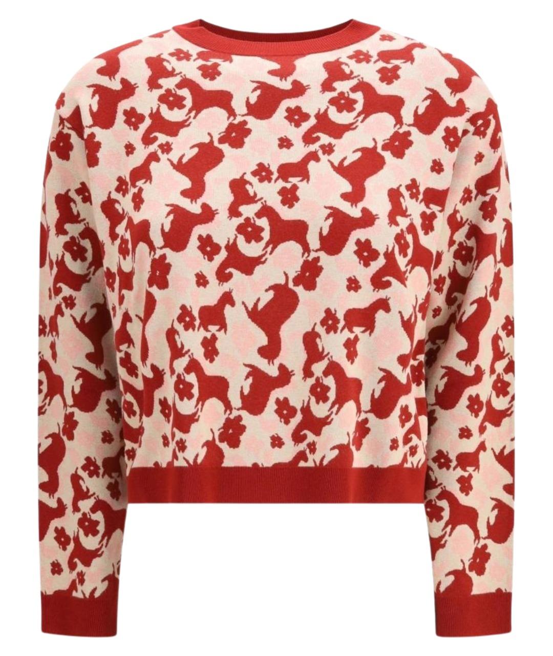 WEEKEND MAX MARA Красный вискозный джемпер / свитер, фото 1