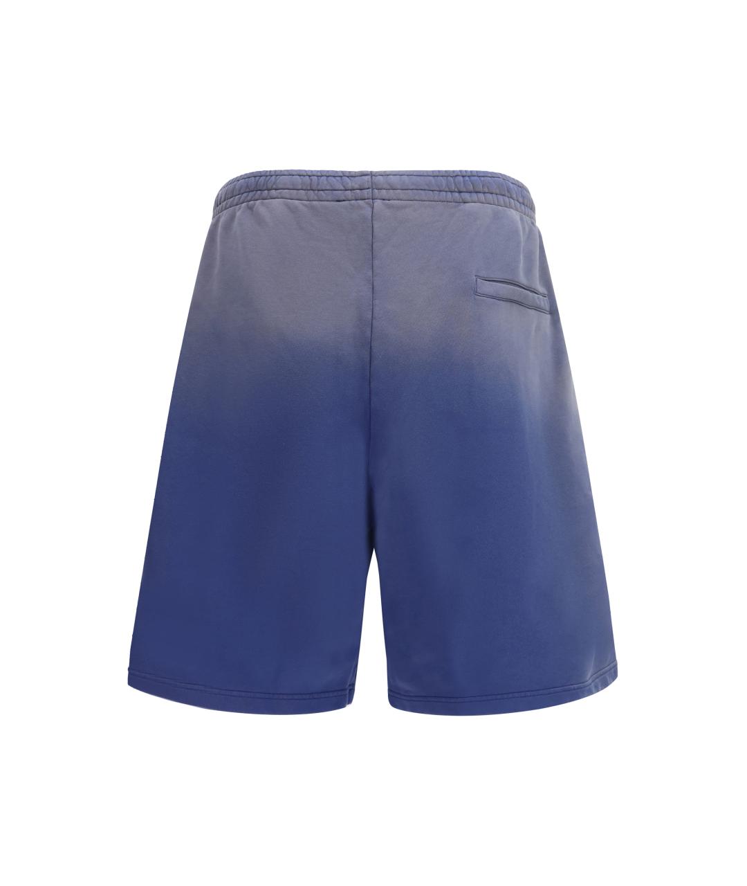 MOSCHINO Синие хлопковые шорты, фото 2