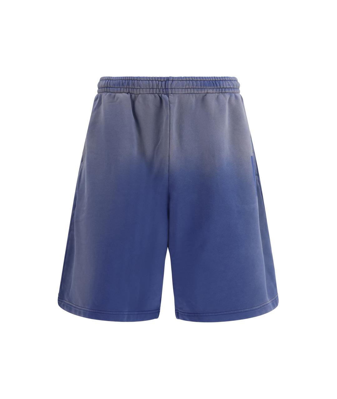 MOSCHINO Синие хлопковые шорты, фото 1