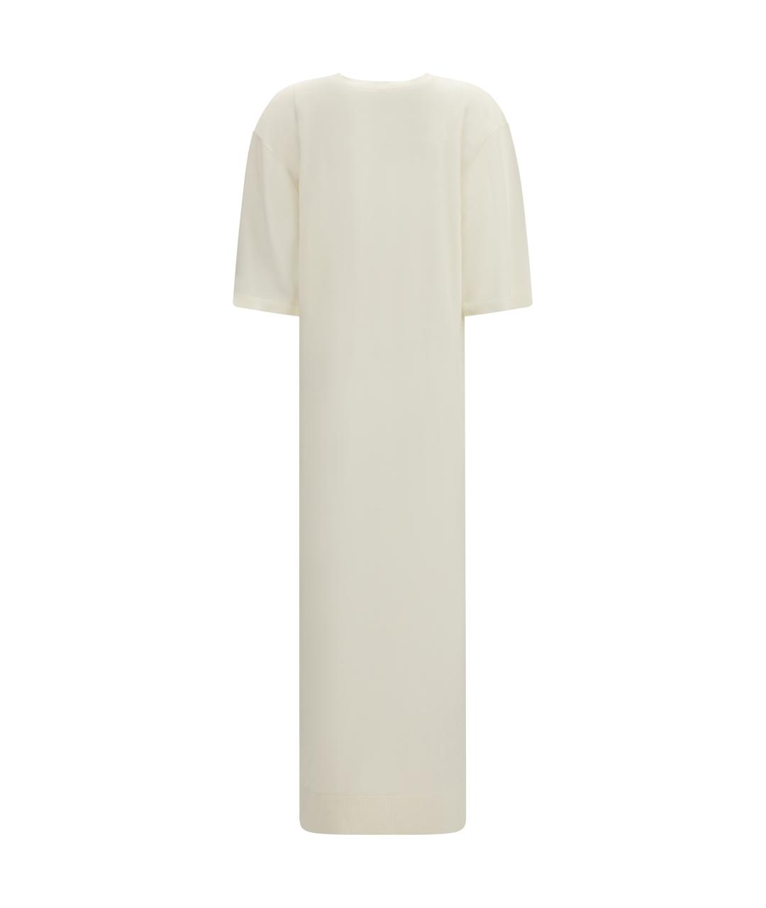 TOTEME Бежевое шерстяное повседневное платье, фото 2