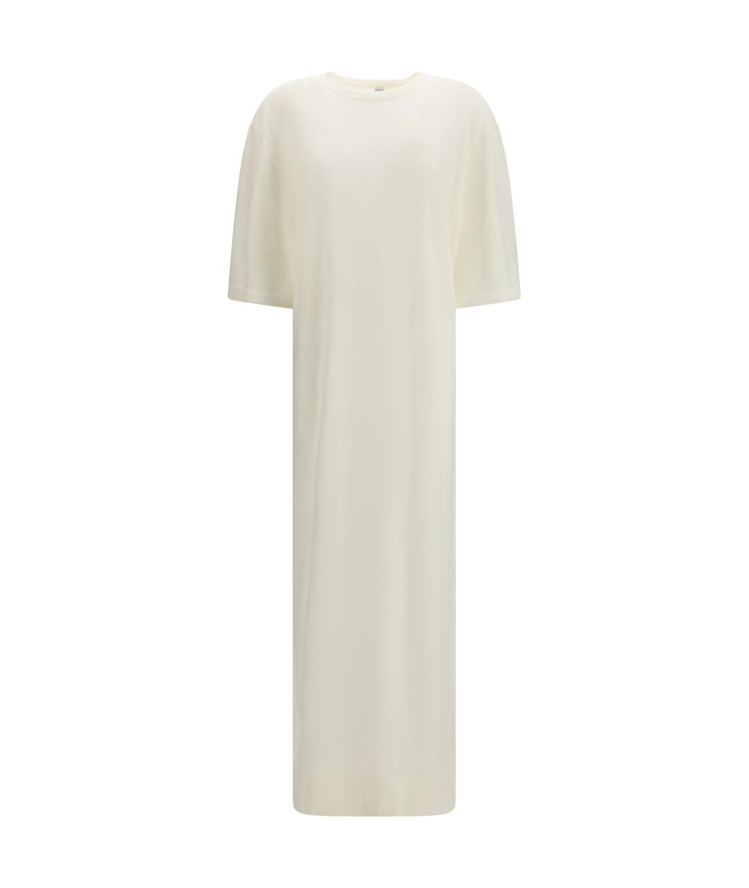 TOTEME Бежевое шерстяное повседневное платье, фото 1