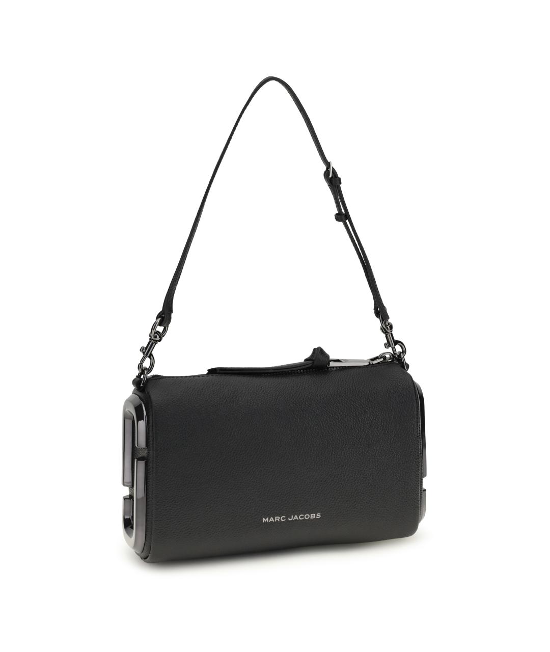 MARC JACOBS Черная кожаная сумка через плечо, фото 2