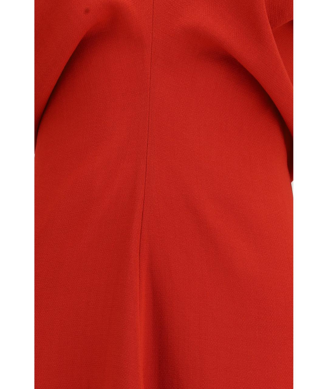 TOTEME Красное шерстяное повседневное платье, фото 3