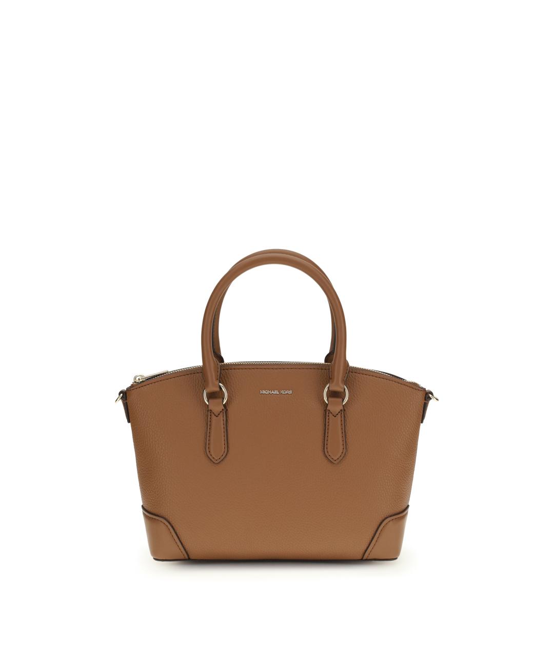 MICHAEL KORS Коричневая кожаная сумка тоут, фото 1