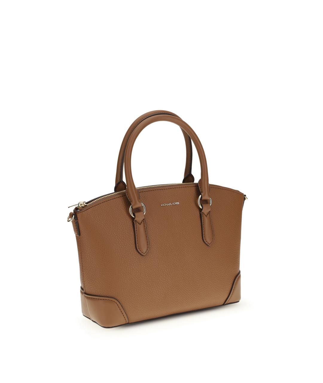 MICHAEL KORS Коричневая кожаная сумка тоут, фото 2