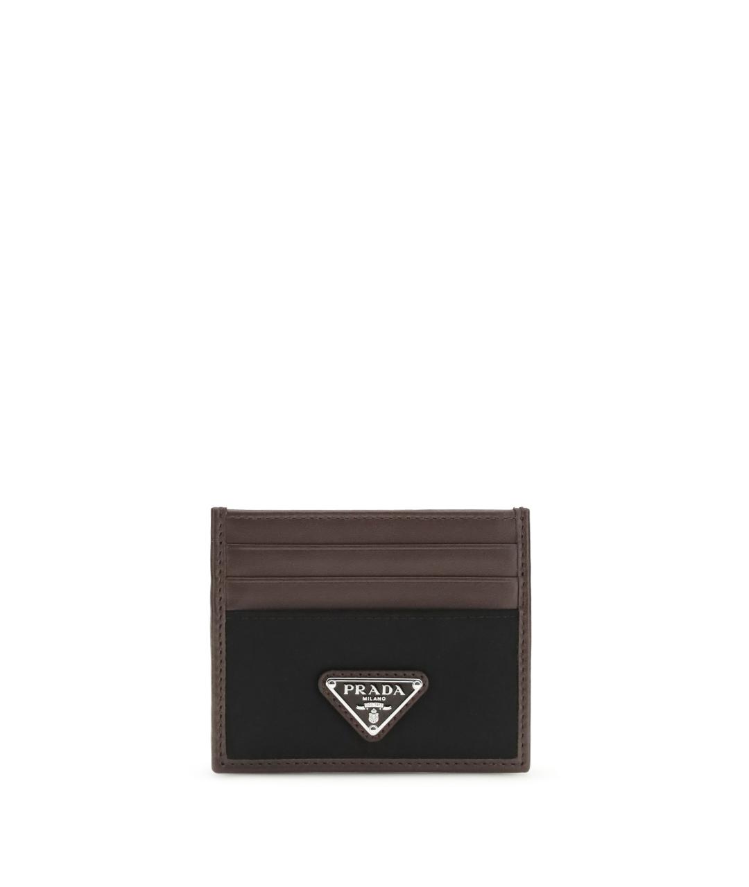PRADA Коричневый кожаный кардхолдер, фото 3