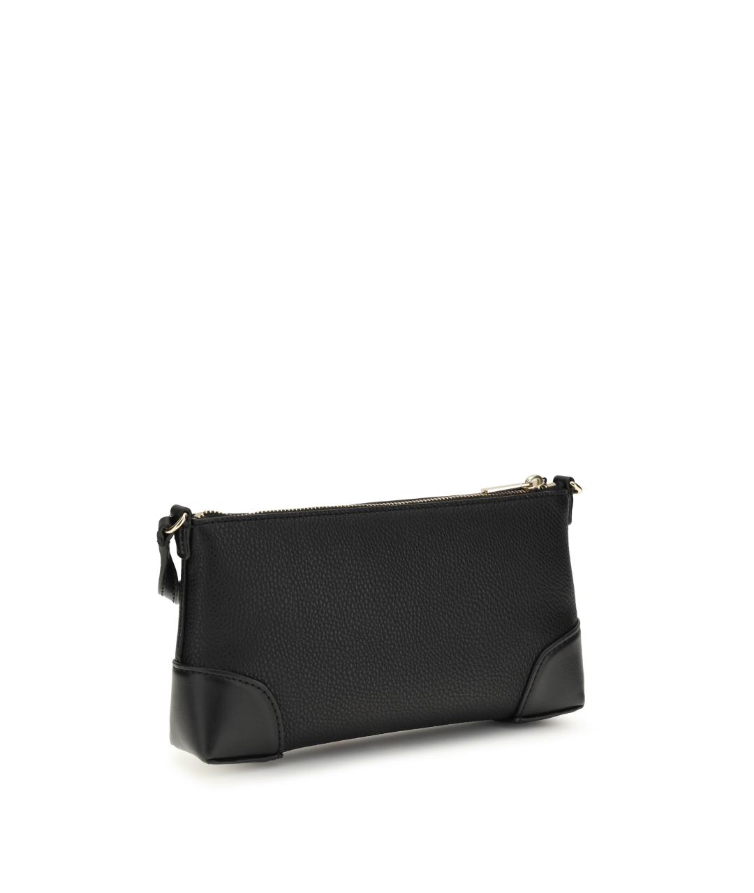 MICHAEL KORS Черная кожаная сумка через плечо, фото 3