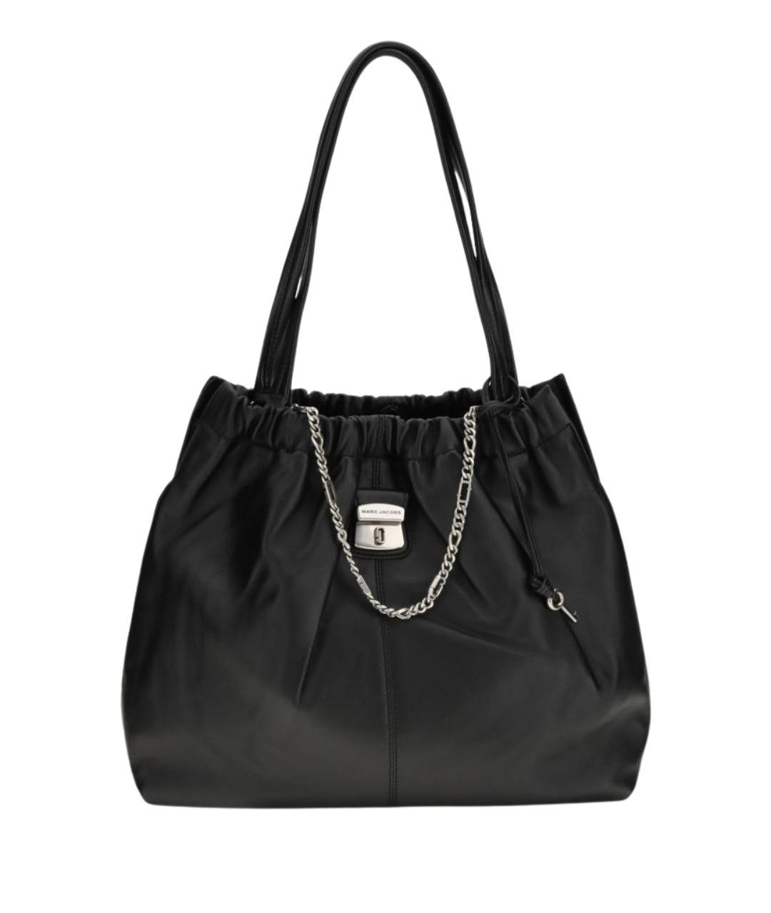 MARC JACOBS Черная кожаная сумка тоут, фото 1