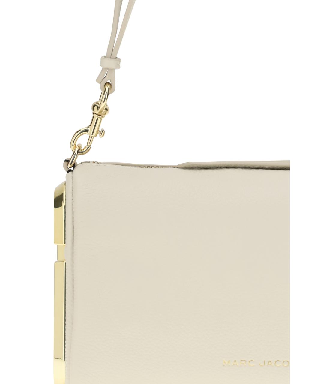 MARC JACOBS Белая кожаная сумка через плечо, фото 4