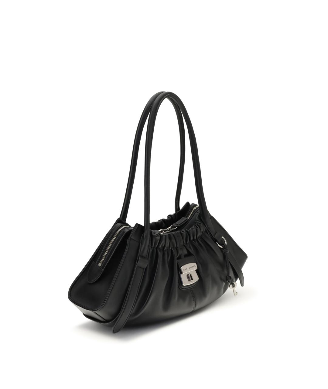 MARC JACOBS Черная кожаная сумка через плечо, фото 2