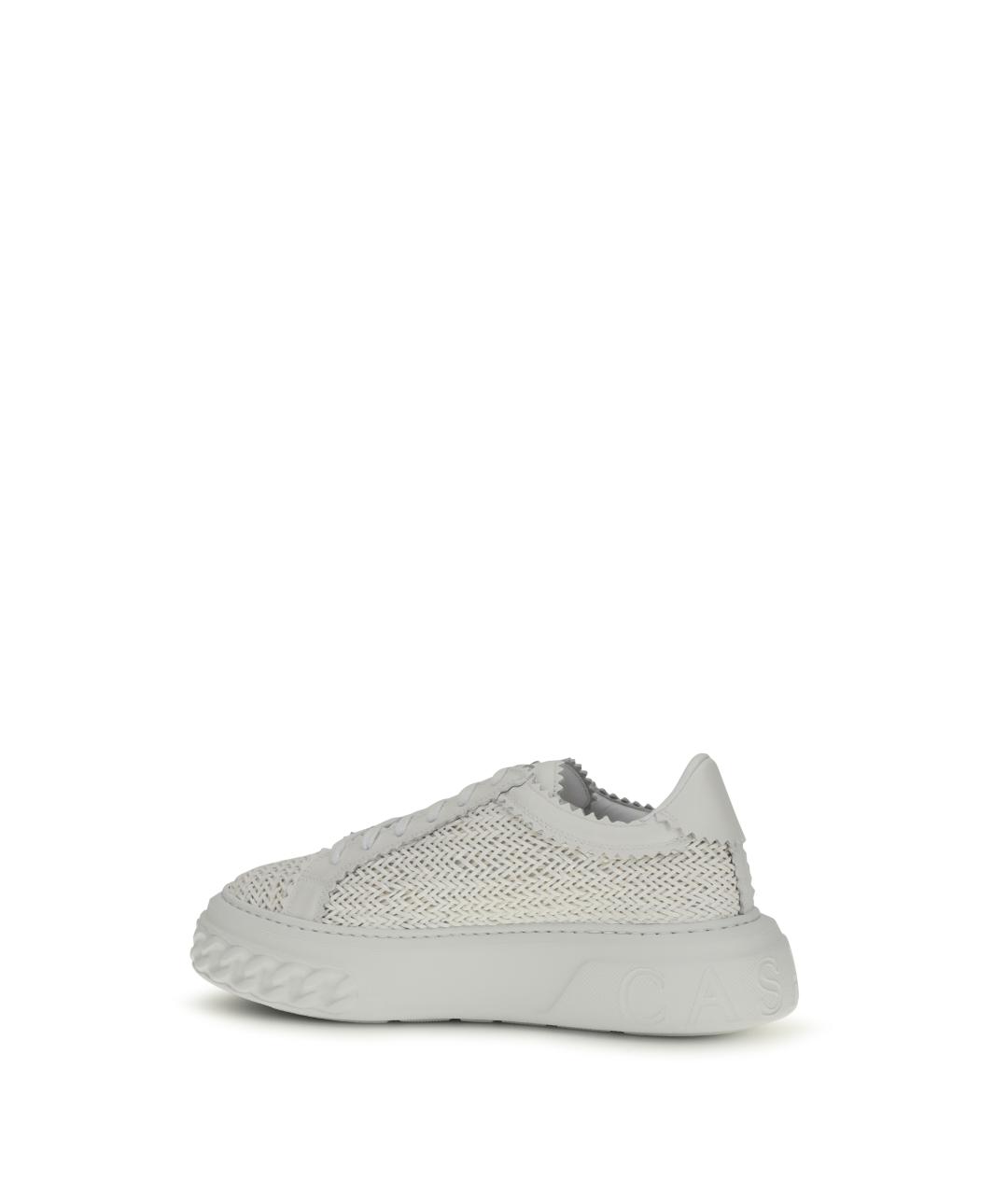 CASADEI Белые кожаные кроссовки, фото 3