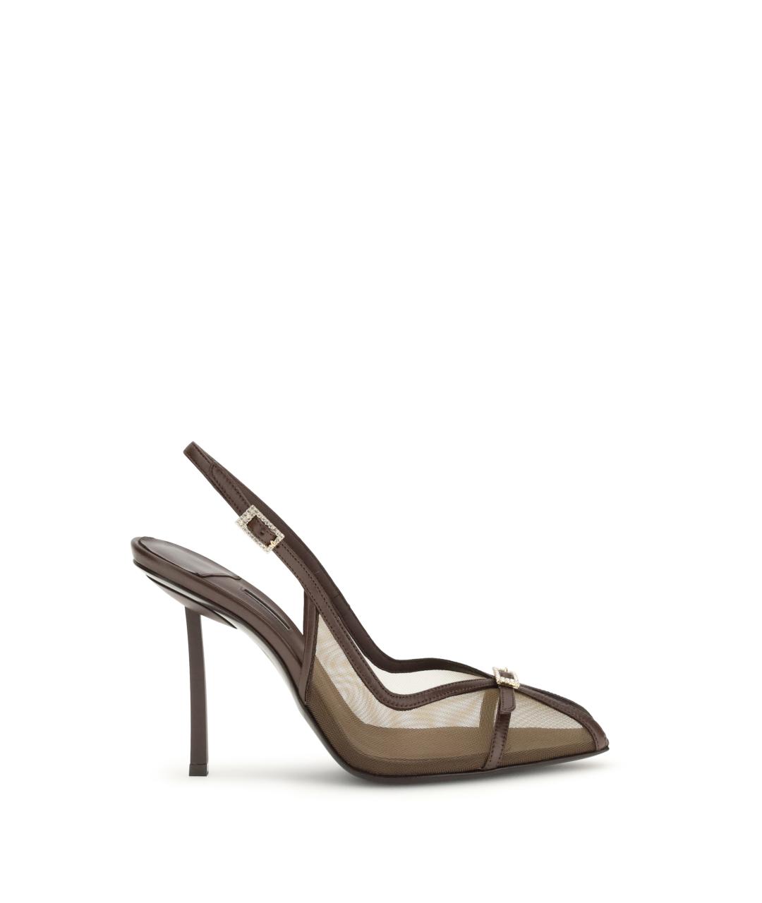 LE SILLA Коричневые кожаные туфли, фото 1