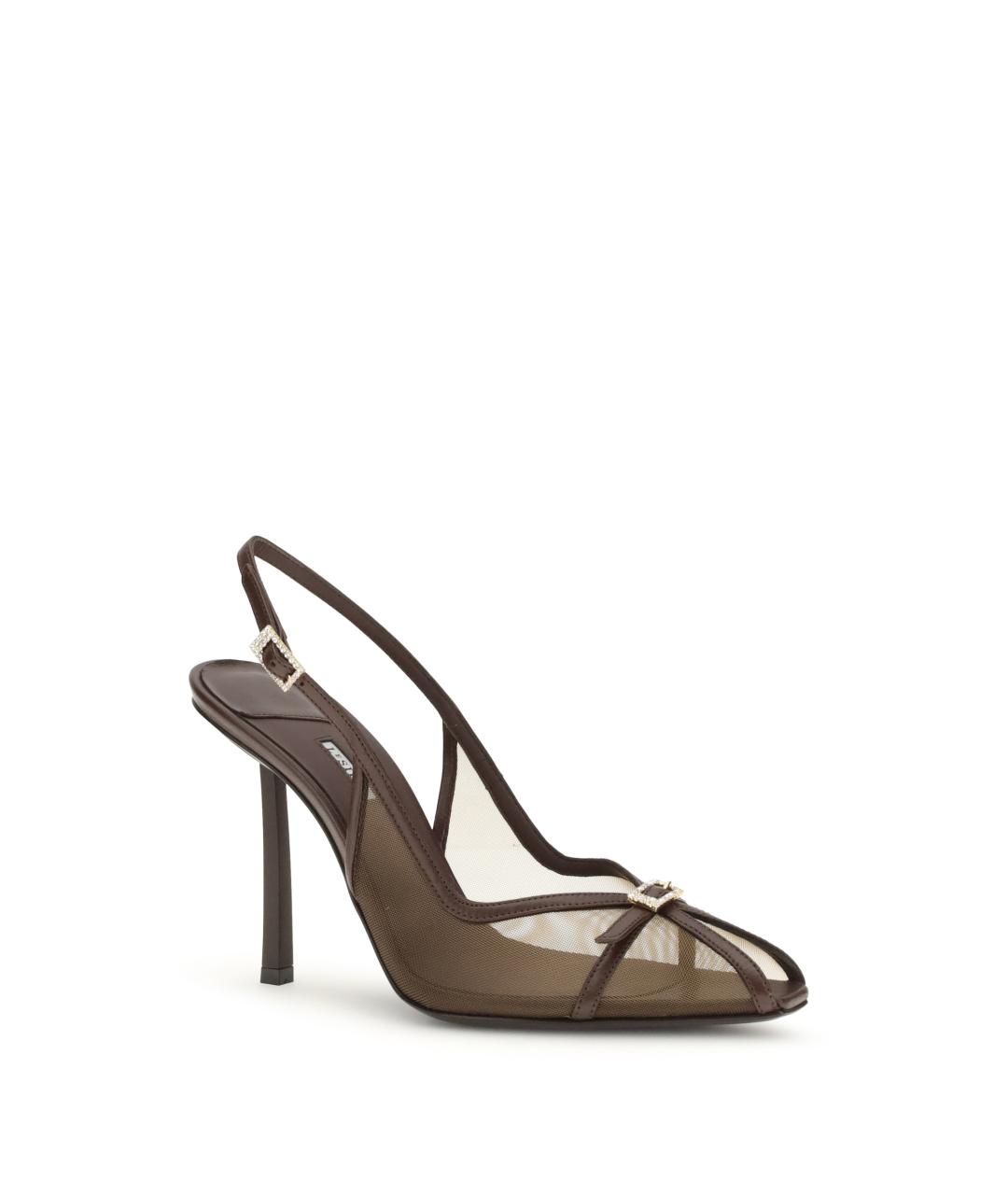 LE SILLA Коричневые кожаные туфли, фото 2