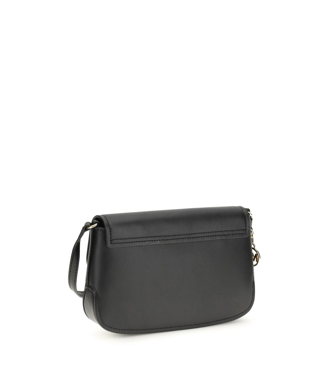 MICHAEL KORS Черная кожаная сумка через плечо, фото 3