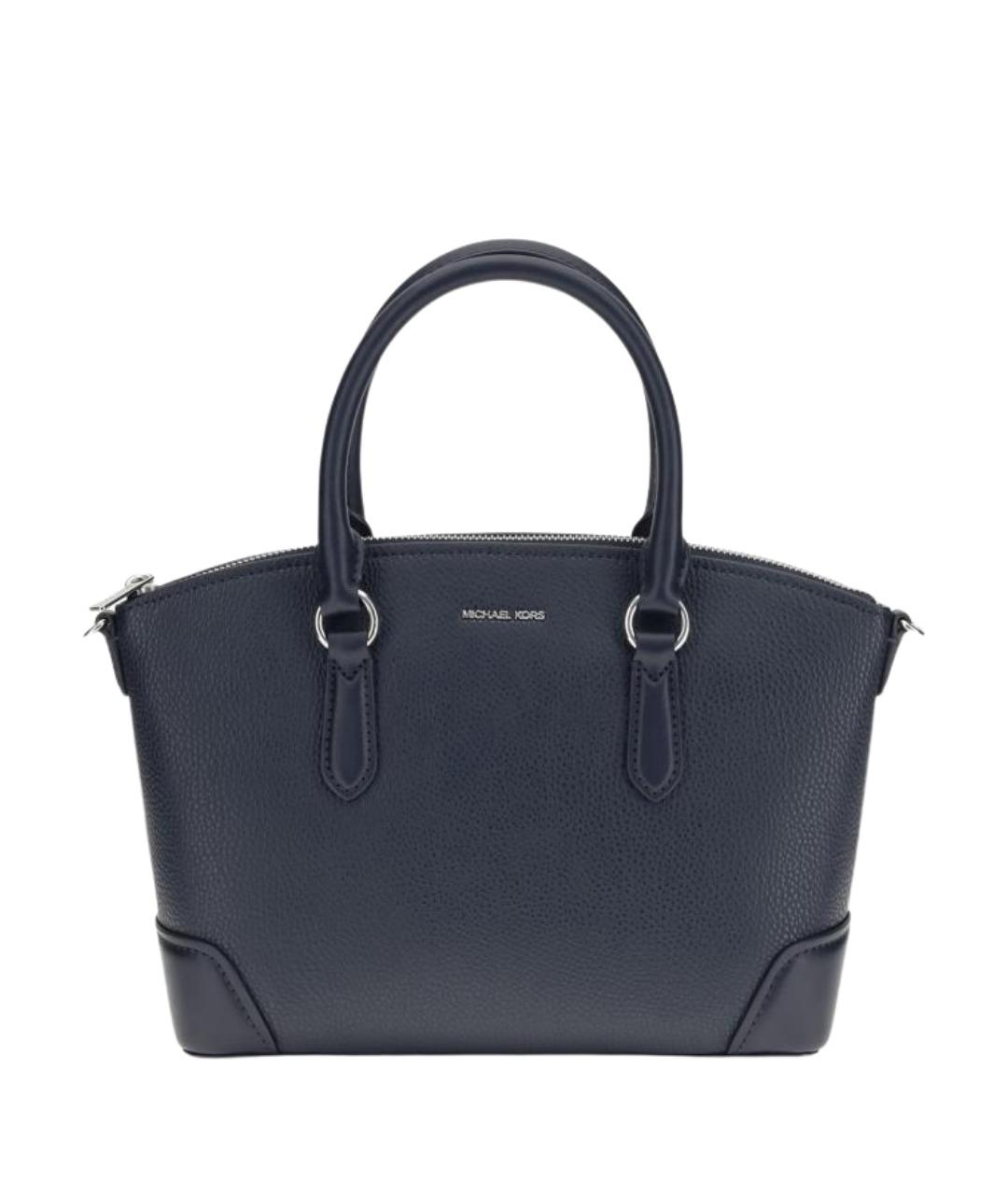 MICHAEL KORS Синяя кожаная сумка тоут, фото 1