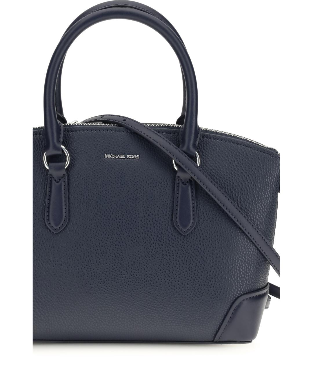 MICHAEL KORS Синяя кожаная сумка тоут, фото 4