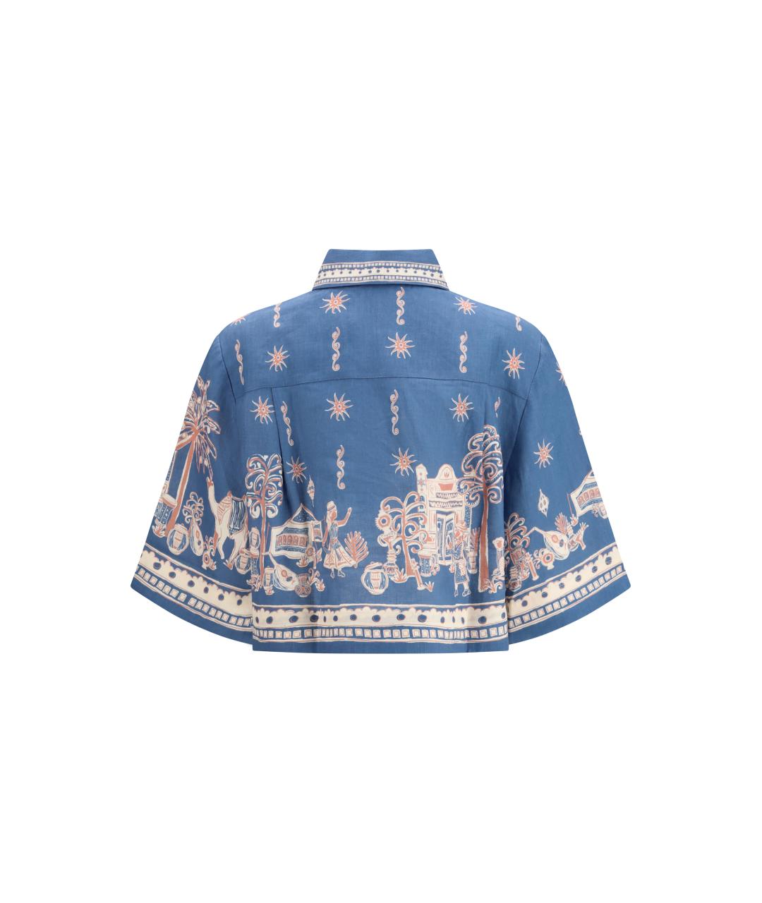 Alemais Мульти льняная рубашка, фото 2