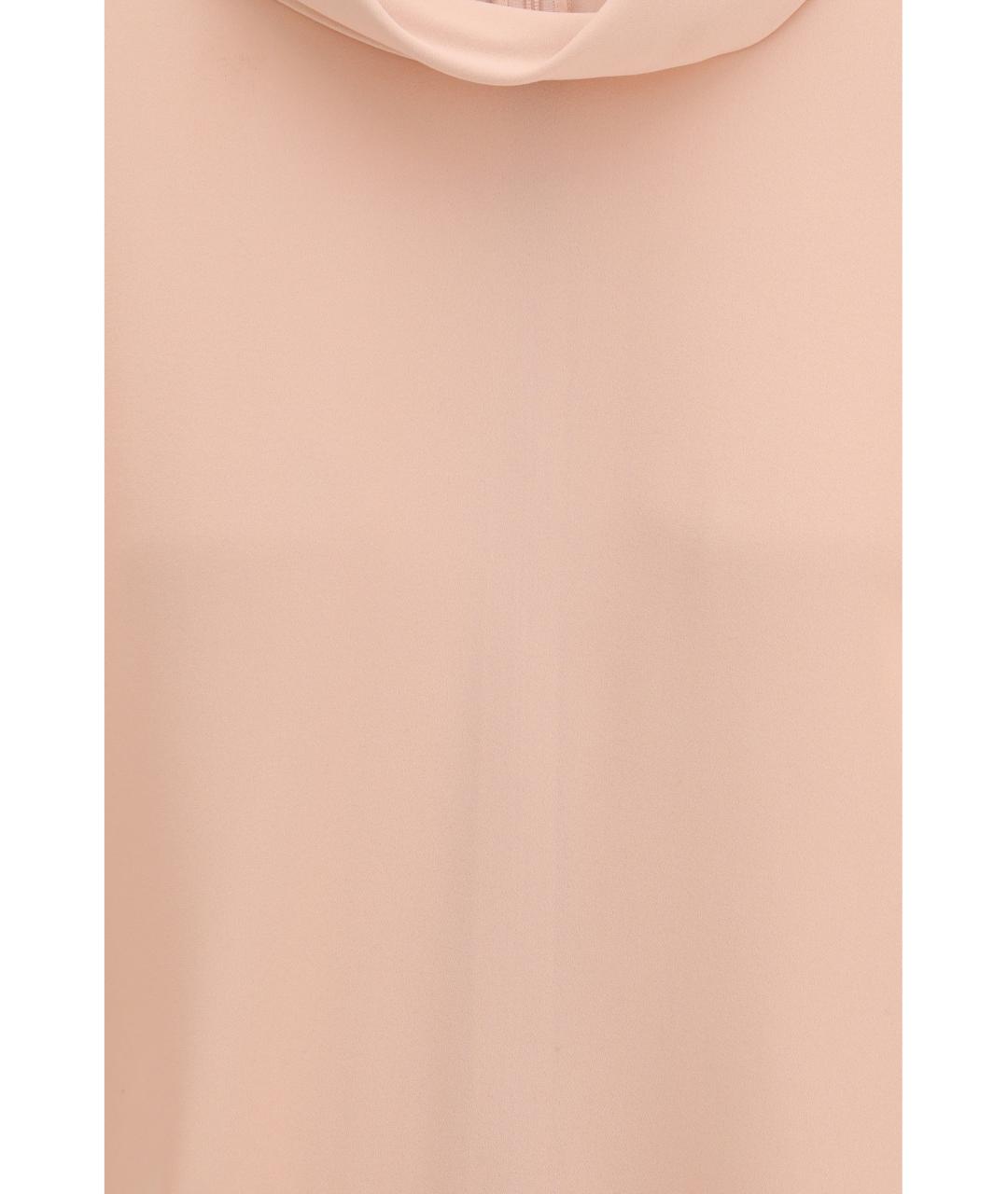 VALENTINO Розовая шелковая блузы, фото 3