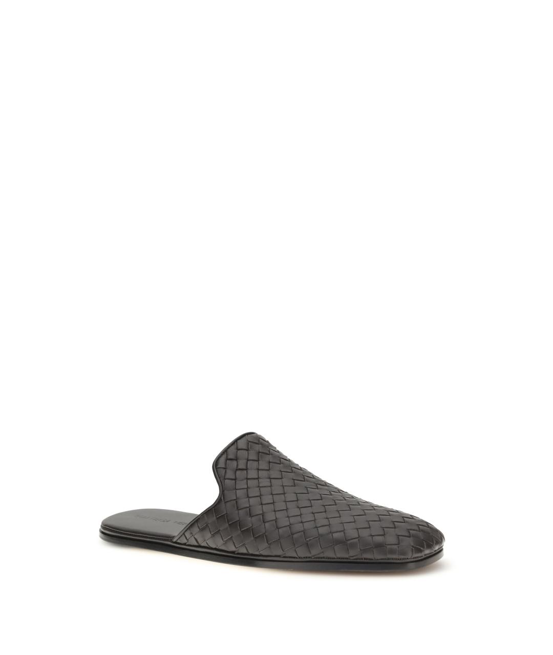 BOTTEGA VENETA Коричневые кожаные сандалии, фото 2