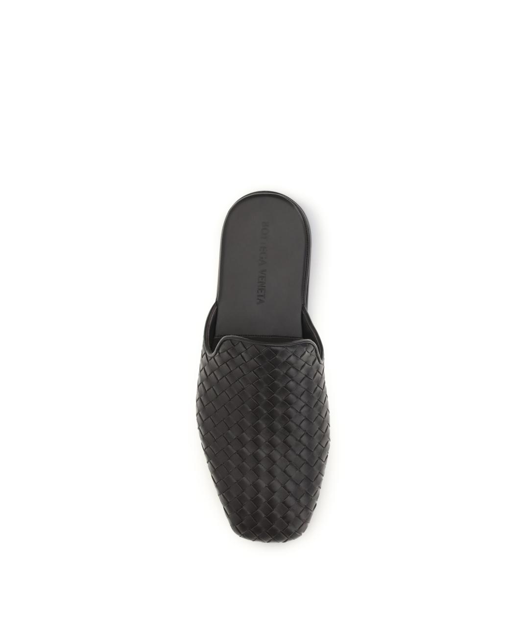 BOTTEGA VENETA Коричневые кожаные сандалии, фото 4