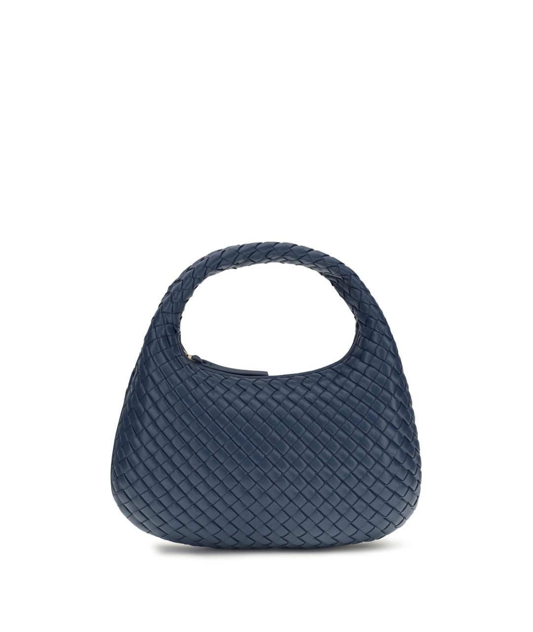 BOTTEGA VENETA Синяя кожаная сумка через плечо, фото 1