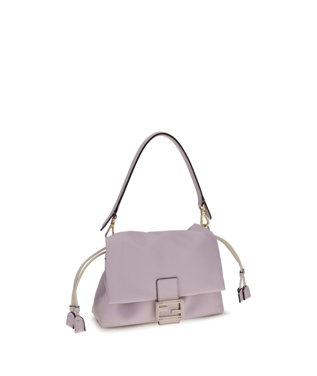 FENDI Фиолетовая кожаная сумка через плечо, фото 2