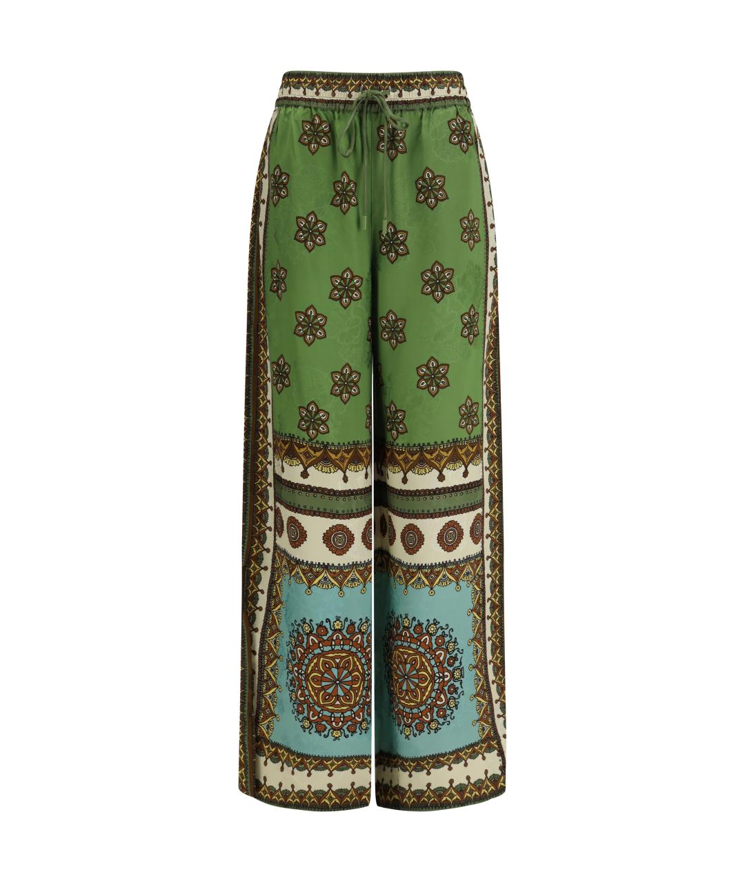 Alemais Мульти вискозные прямые брюки, фото 1