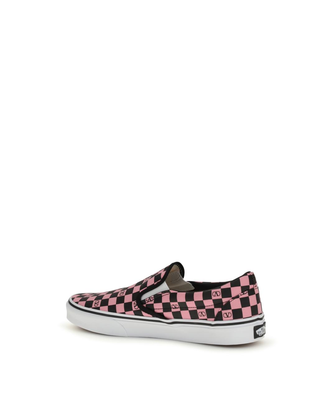 VALENTINO Розовые текстильные слипоны, фото 3