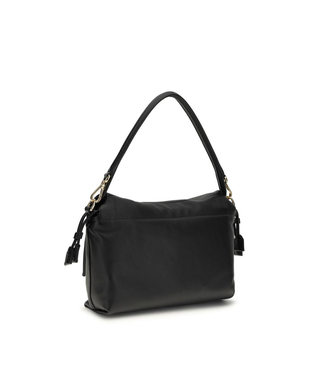 FENDI Черная кожаная сумка через плечо, фото 3