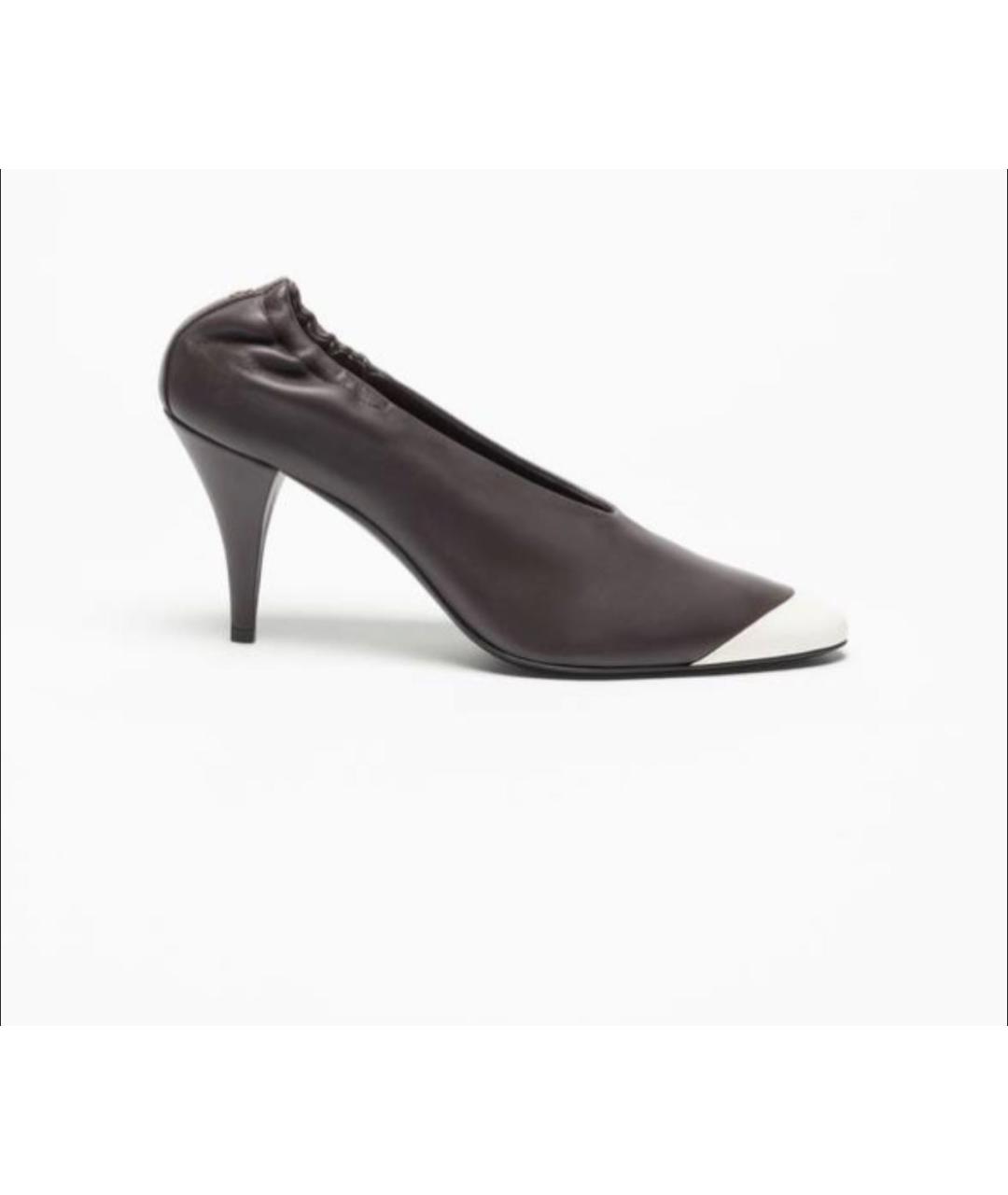 CHANEL Черные кожаные туфли, фото 5