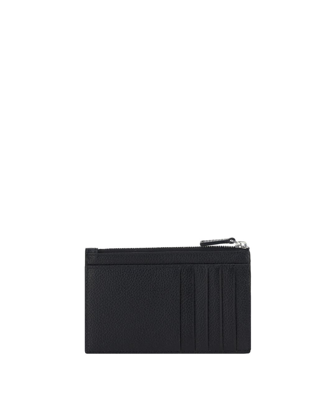 BALENCIAGA Черный кожаный кардхолдер, фото 2