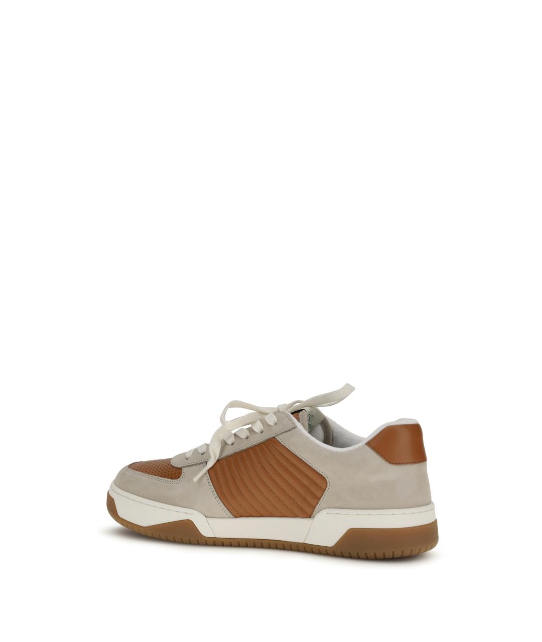 VALENTINO Мульти кожаные низкие кроссовки / кеды, фото 3