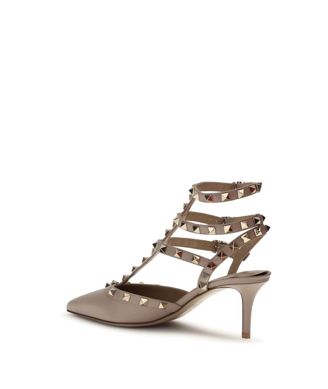 VALENTINO Бежевые кожаные туфли, фото 3