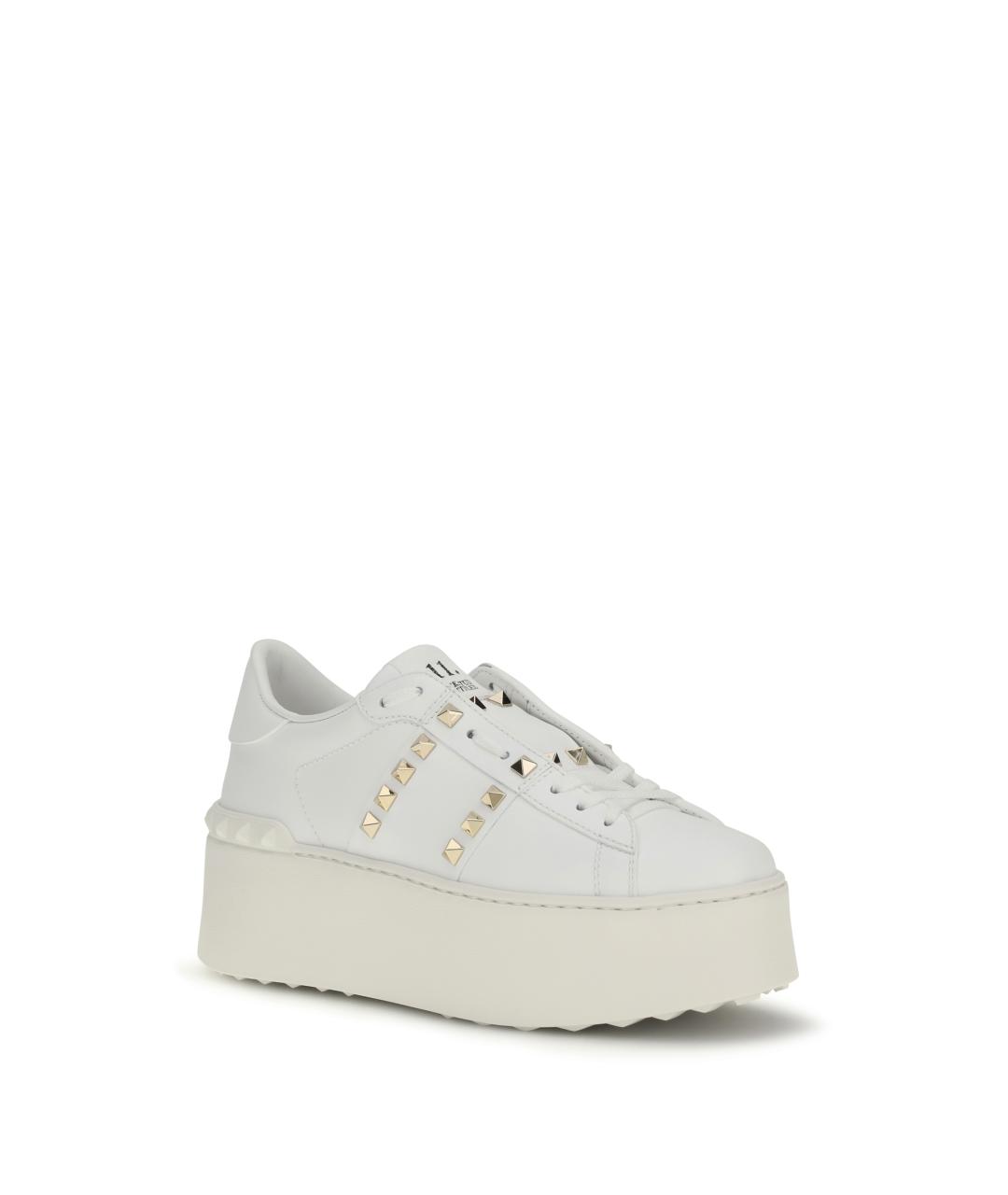 VALENTINO Белые кожаные кеды, фото 2