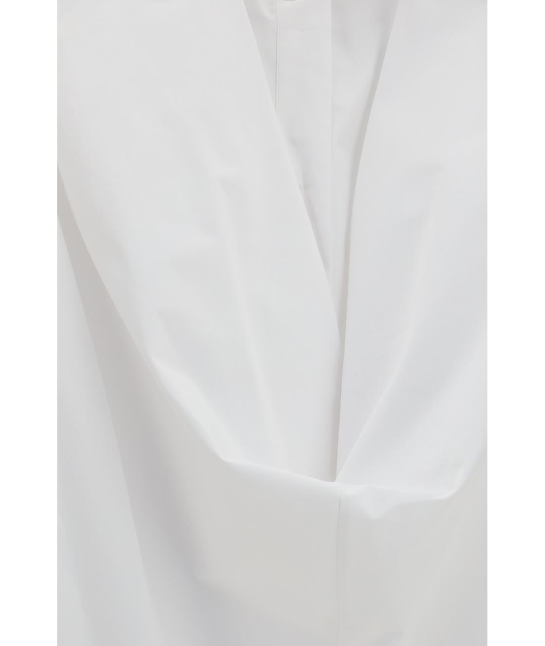BALENCIAGA Белое хлопковое повседневное платье, фото 3