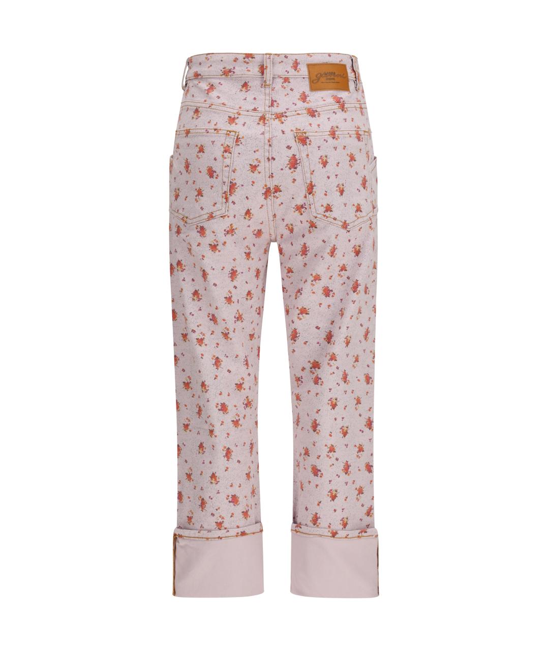 GANNI Мульти хлопковые прямые джинсы, фото 2