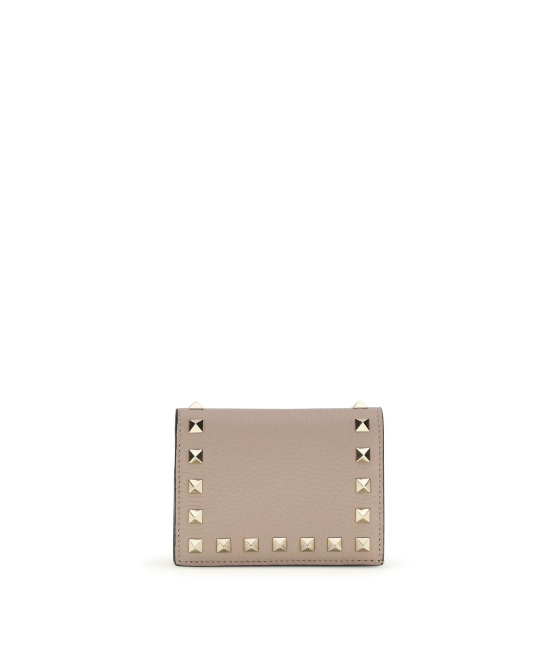 VALENTINO Розовый кожаный кошелек, фото 1