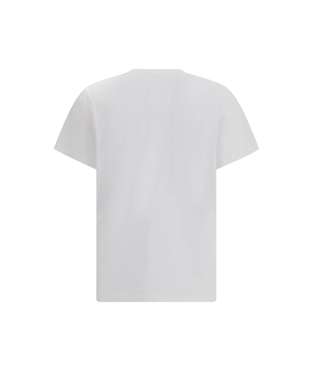 GANNI Белая хлопковая футболка, фото 2