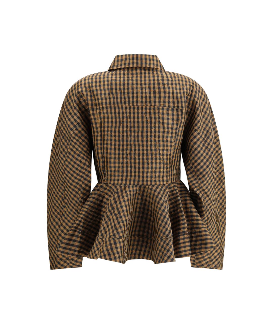 GANNI Мульти полиэстеровая рубашка, фото 2