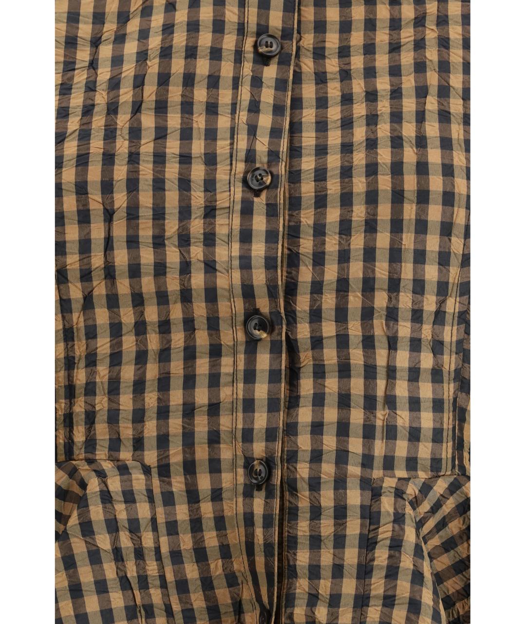 GANNI Мульти полиэстеровая рубашка, фото 3