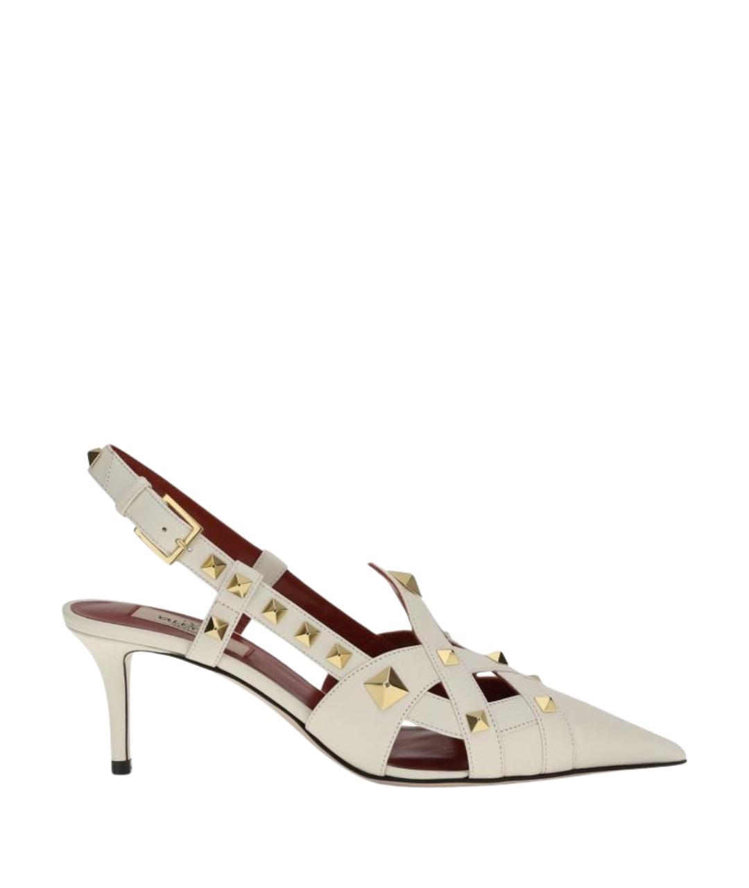 VALENTINO Белые кожаные туфли, фото 1