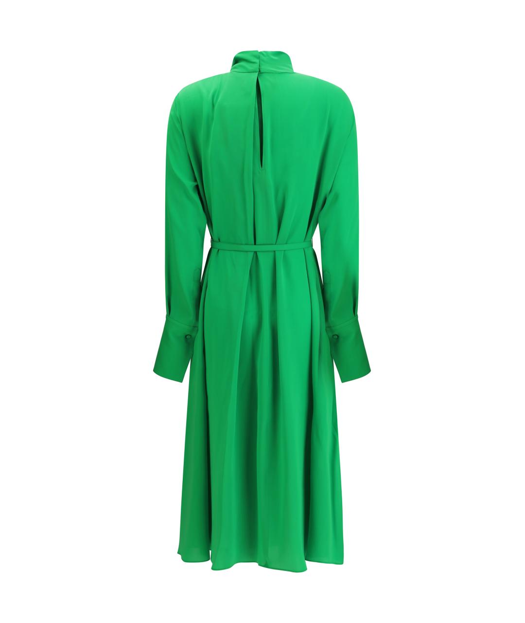 TOM FORD Зеленые шелковое коктейльное платье, фото 2