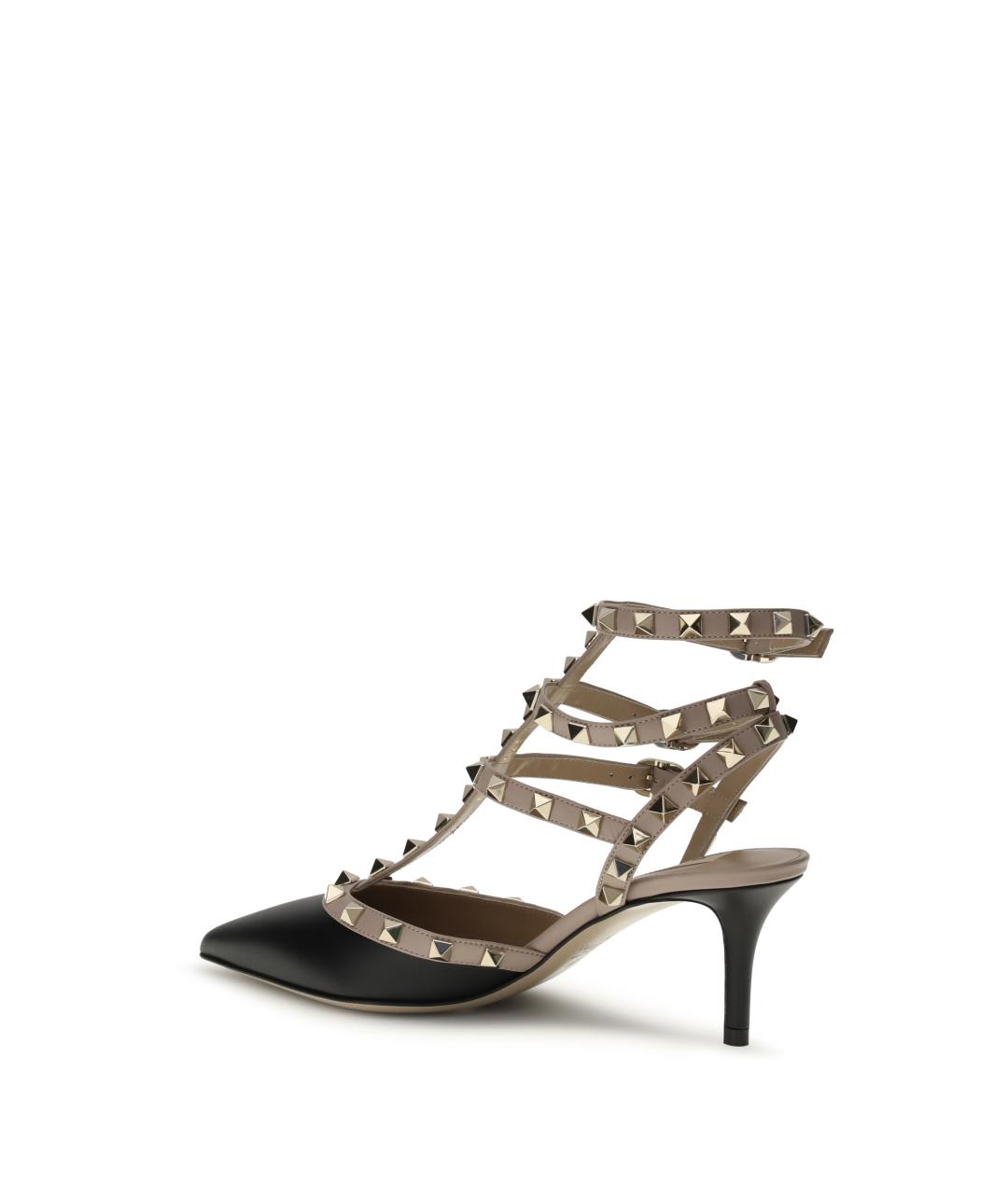 VALENTINO Черные кожаные туфли, фото 3