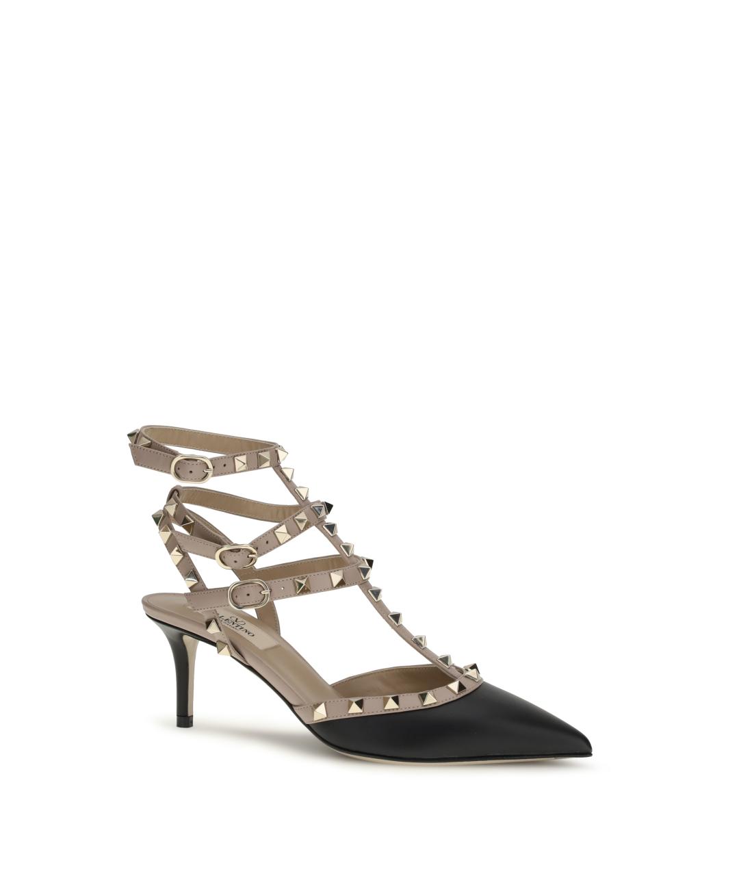 VALENTINO Черные кожаные туфли, фото 2