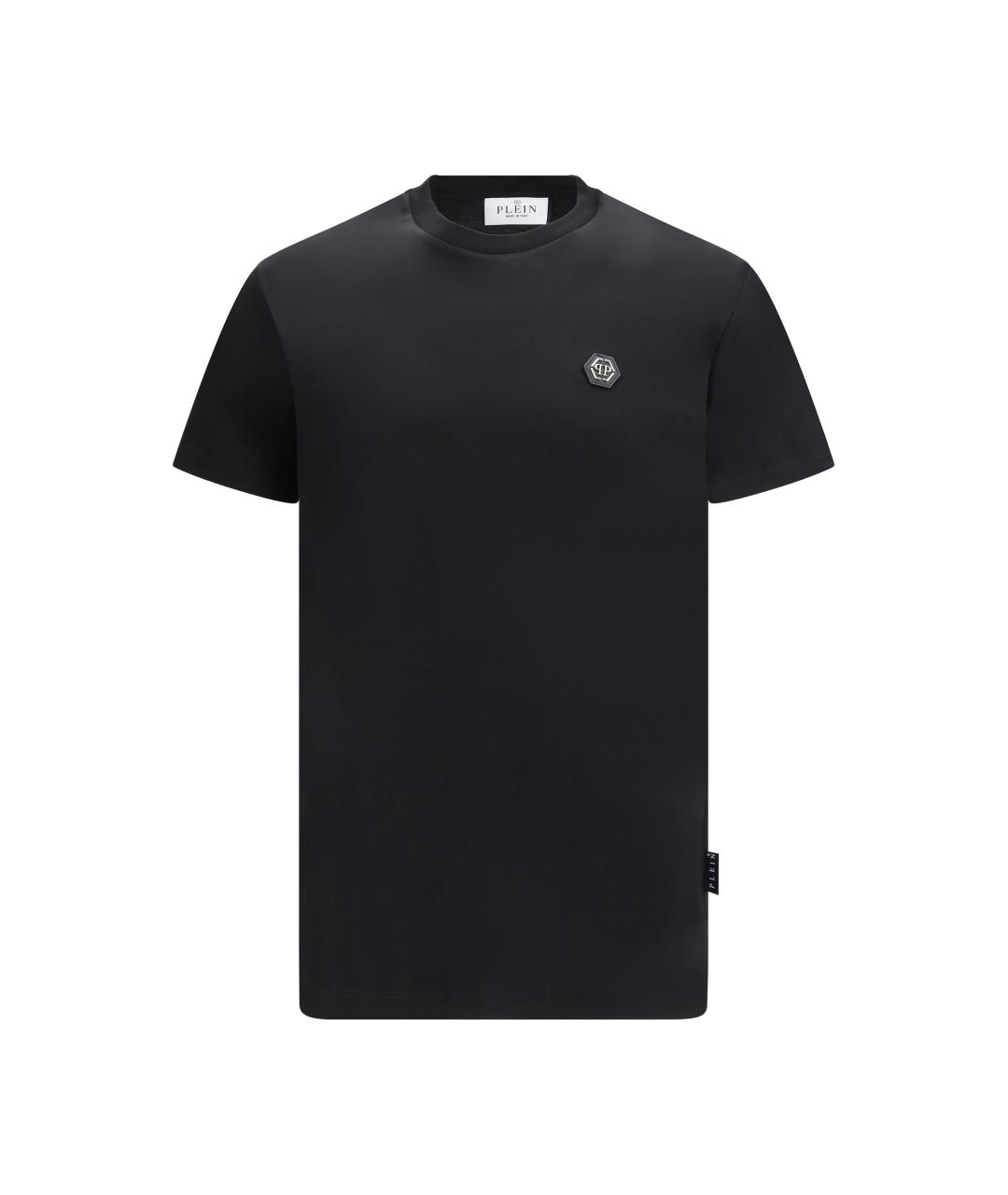 PHILIPP PLEIN Черная хлопковая футболка, фото 4